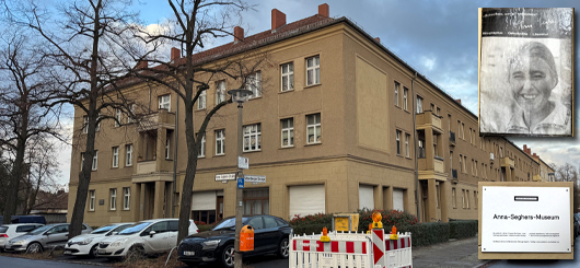 Haus mit der Wohnung von Anna Seghers in Berlin-Adlershof